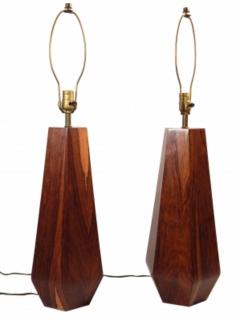 Mid Century Teak Lamps - 1354275