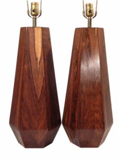 Mid Century Teak Lamps - 1354279