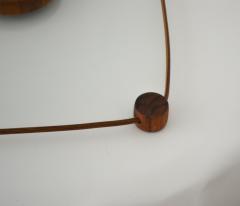 Mid Century Teak and Glass Tray - 2187502