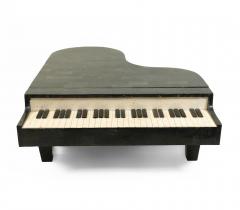 Mid Century Tessellated Hardstone Piano Shaped Coffee Table - 1379454