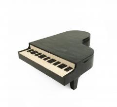 Mid Century Tessellated Hardstone Piano Shaped Coffee Table - 1379461