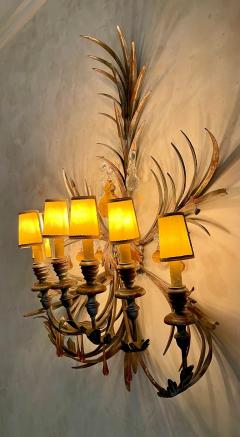 Mid Century Tony Duquette Venetian Light Sconce - 2839199