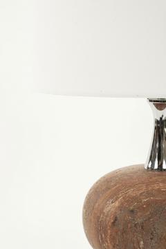 Mid Century Travertine Table Lamp - 2100804
