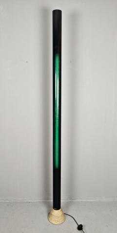 Mid Century Travertine and Plexiglass Italian Floor Lamp - 2460102