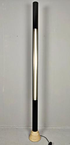 Mid Century Travertine and Plexiglass Italian Floor Lamp - 2460103