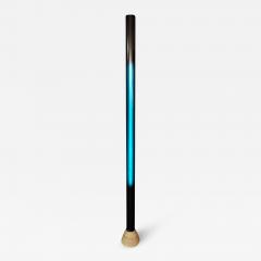Mid Century Travertine and Plexiglass Italian Floor Lamp - 2463908