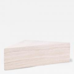 Mid Century Triangular Marble Coffee Table - 4130689