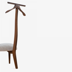 Mid Century Valet Chair in Walnut Lambswool - 1957949