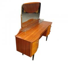 Mid Century Vanity Dresser with Mirror - 2730540