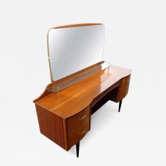 Mid Century Vanity Dresser with Mirror - 2731841