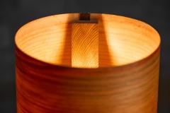 Mid Century Veneer Table Lamp 1960s - 4606585