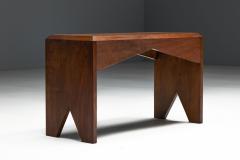Mid Century Walnut Bench France Late 20th Century - 4342265