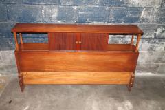 Mid Century Walnut Headboard by the R Way Furniture Company - 3744700