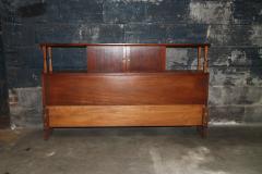 Mid Century Walnut Headboard by the R Way Furniture Company - 3744701