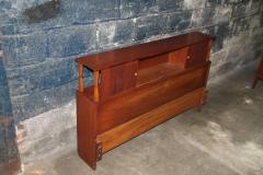 Mid Century Walnut Headboard by the R Way Furniture Company - 3744702