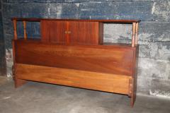 Mid Century Walnut Headboard by the R Way Furniture Company - 3744703