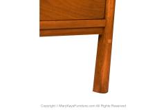 Mid Century Walnut Weave Pattern Long Dresser - 3285716