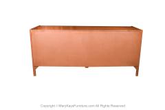 Mid Century Walnut Weave Pattern Long Dresser - 3285719
