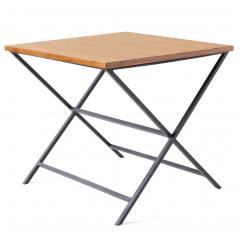 Mid Century Walnut and Iron Table - 3388764