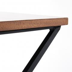 Mid Century Walnut and Iron Table - 3388773