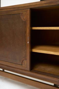 Mid Century Walnut and Leather Sideboard - 4218396