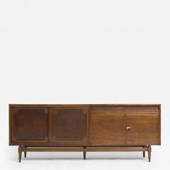 Mid Century Walnut and Leather Sideboard - 4218590