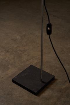 Mid Century White Lacquered and Perforated Metal Floor Lamp 1950s - 4499296