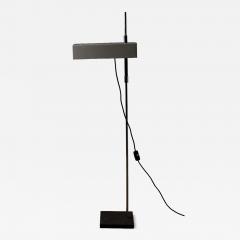 Mid Century White Lacquered and Perforated Metal Floor Lamp 1950s - 4503953