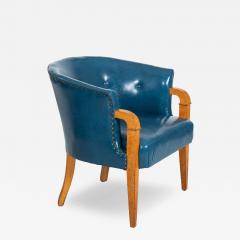 Mid Century White Oak Tub Chair - 4470051