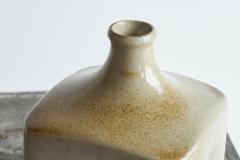 Mid Century Wood Imprint Studio Pottery Vase 1960s - 4582488