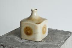 Mid Century Wood Imprint Studio Pottery Vase 1960s - 4582573