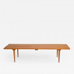 Mid Century Wood Slat Bench - 926762