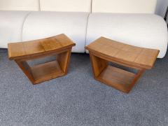 Mid Century Wood Stools by Fratelli Rigamonti Italy 1950s - 2132978