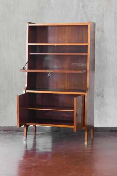 Mid Century Wooden Sideboards With Brass Details And Decorations - 3662500