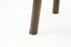 Mid Century Wooden Stool with Split Seat Europe ca 1950s - 2719158