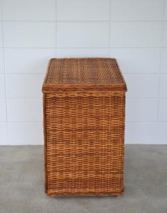 Mid Century Woven Rattan Dresser - 1947718