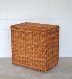 Mid Century Woven Rattan Dresser - 1947719