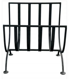 Mid Century Wrought Iron Fireplace Log Holder 1970 - 3921802