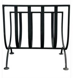 Mid Century Wrought Iron Fireplace Log Holder 1970 - 3921804