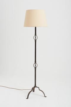 Mid Century Wrought Iron Floor Lamp - 2813277