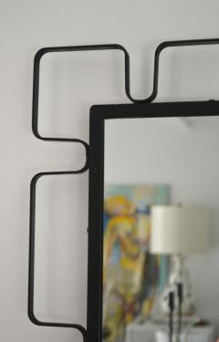 Mid Century Wrought Iron Wall Mirror - 1879274