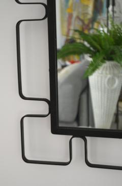 Mid Century Wrought Iron Wall Mirror - 1879280