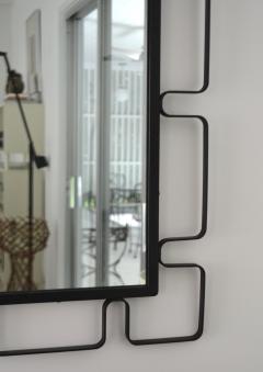 Mid Century Wrought Iron Wall Mirror - 1879290