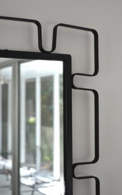 Mid Century Wrought Iron Wall Mirror - 1879293