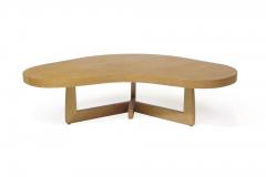 Mid century American Kidney Shape Oak Coffee Table - 3156463