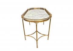 Mid century Bagues Style Gallery Top Brass Coffee Table - 4276868