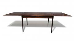 Mid century Brazilian Rosewood Dining Table with Draw Leaves - 3687290