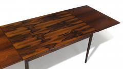 Mid century Brazilian Rosewood Dining Table with Draw Leaves - 3687295