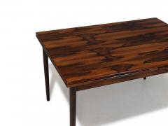 Mid century Brazilian Rosewood Dining Table with Draw Leaves - 3687297