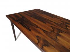 Mid century Brazilian Rosewood Dining Table with Draw Leaves - 3687298